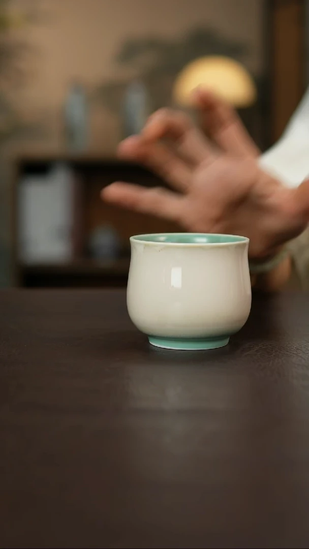 杯景德镇陶瓷杯碗柴烧瑕疵