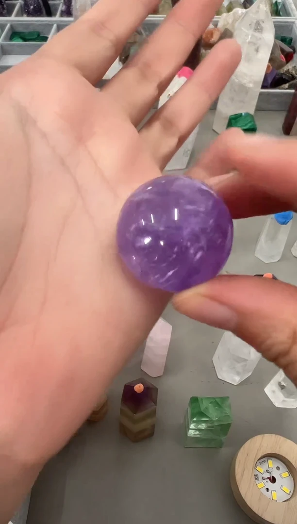 未镶嵌珠宝半成品水晶S146 约2.9cm