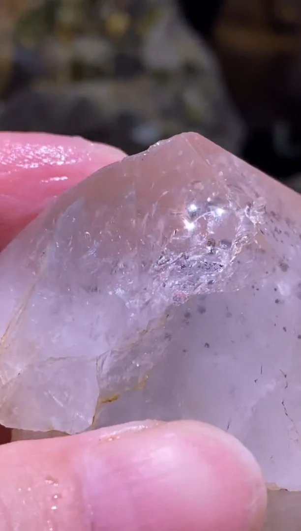 未镶嵌珠宝半成品水晶75号134g大爆彩+四川超七花园水晶