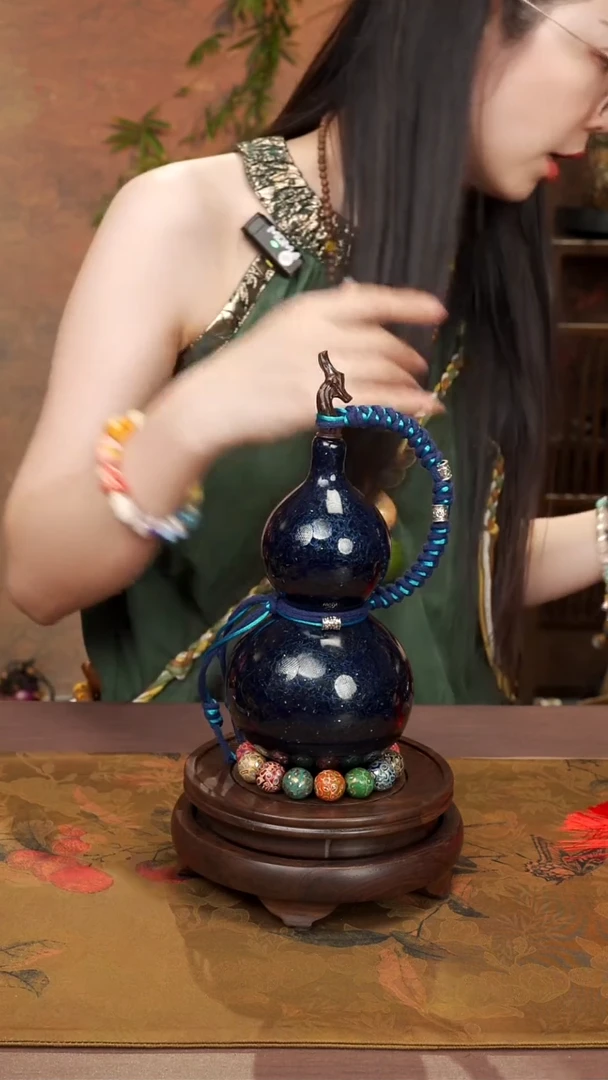 228易林高端工艺大漆酒葫芦--418