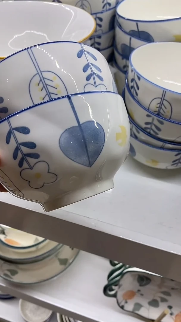 陶4.5寸饭碗 6个装
