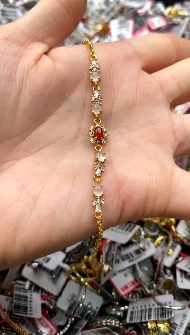 【闪购商品】翡翠戒指银S925镶嵌22222222     1