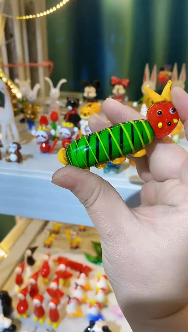 【闪购商品】琉璃手工艺品毛毛虫