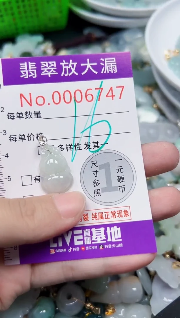 颈饰未镶嵌翡翠6747