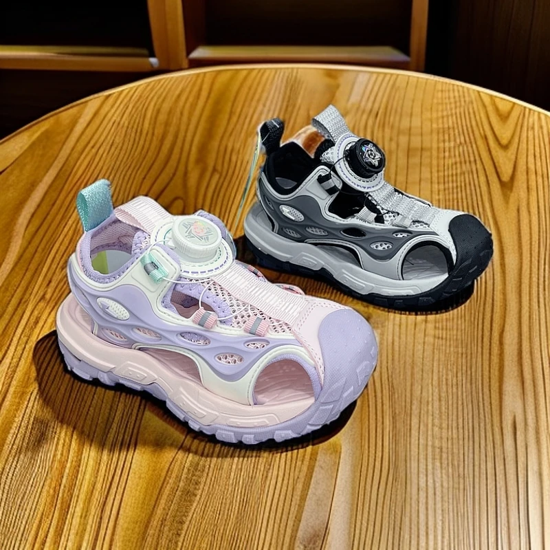 27-31码纽扣沙滩凉鞋 818