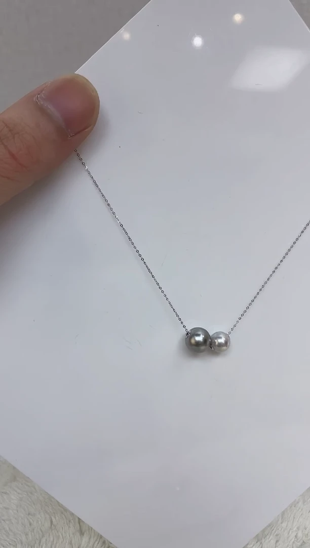 海水珍珠18K金镶嵌颈饰