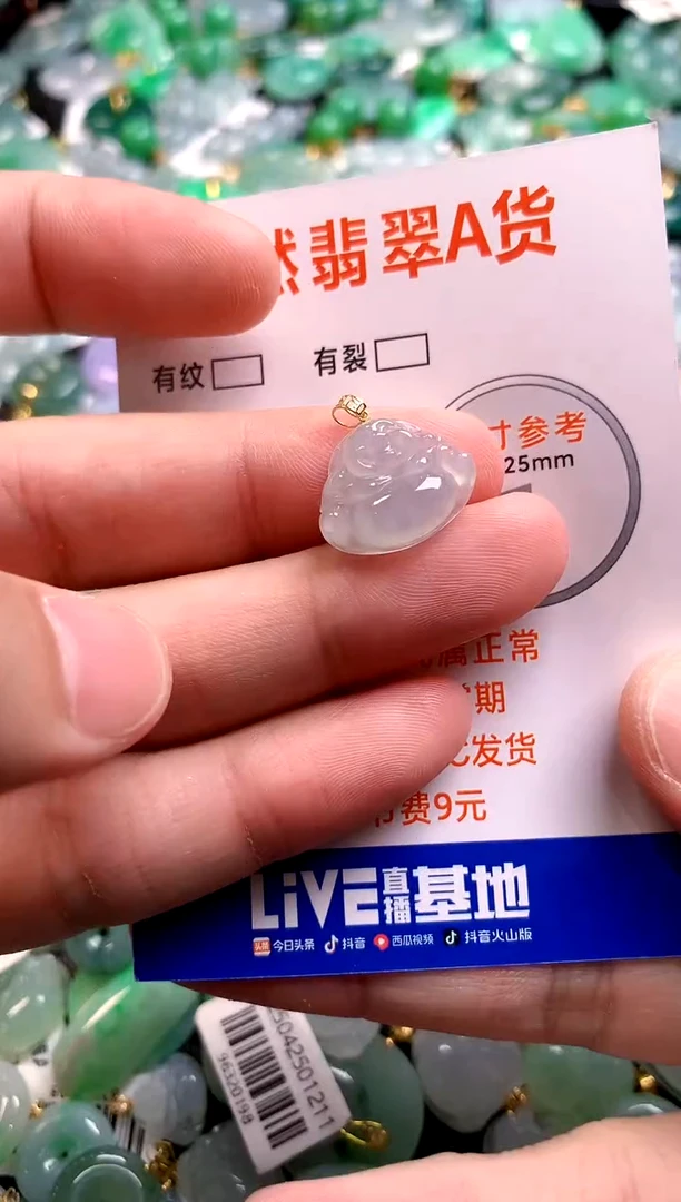 颈饰18K金镶嵌翡翠13003830