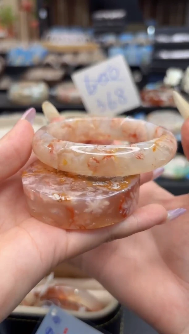 未镶嵌手镯石英质玉A59(59圈赠送镯心)