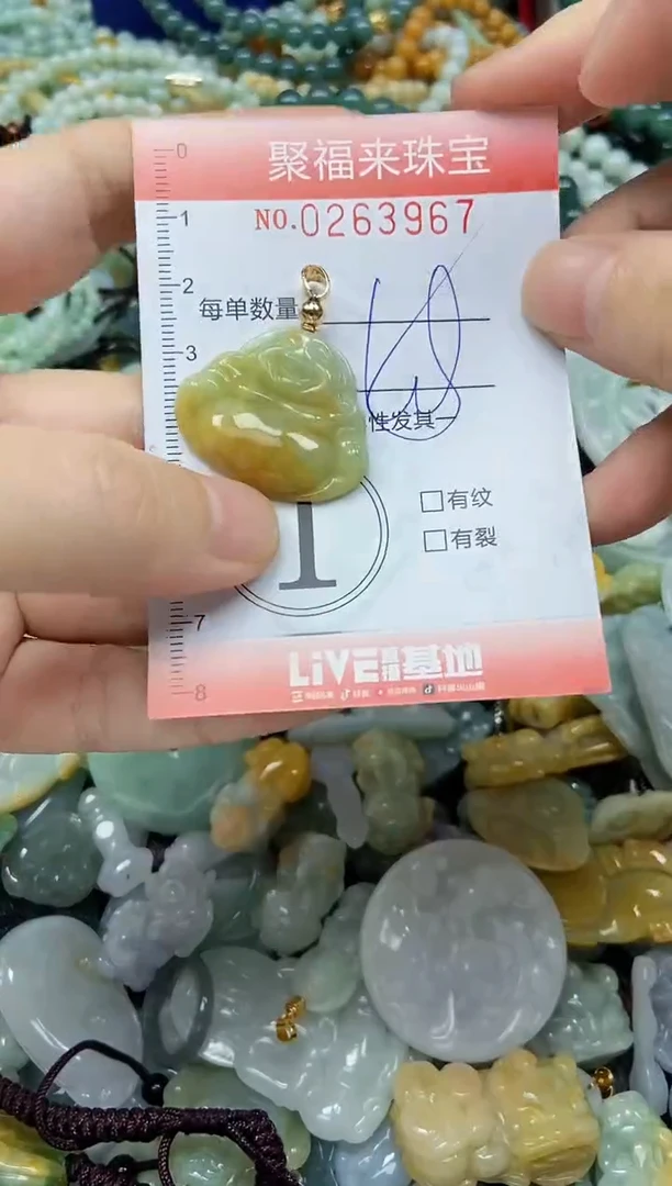 未镶嵌挂件翡翠闪购0263967