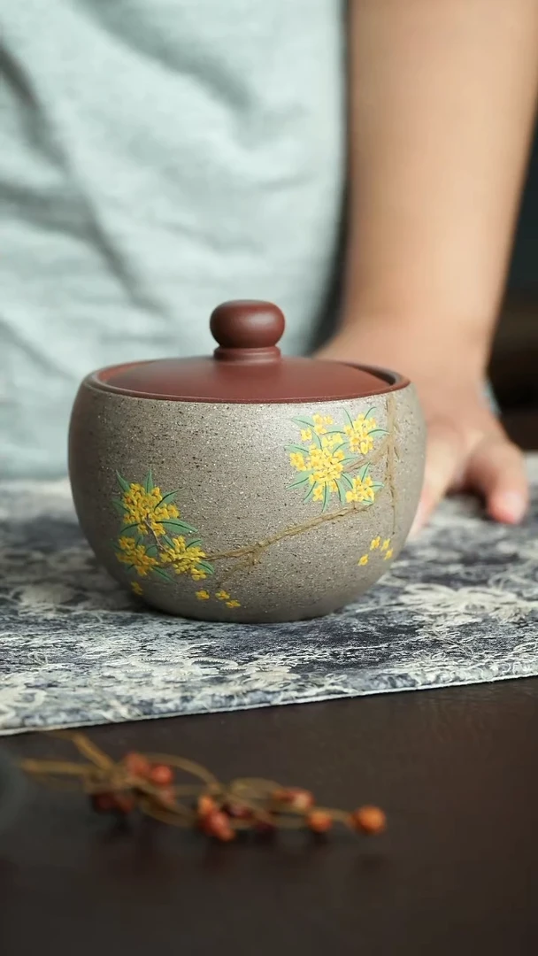 茶杯紫砂14宜兴紫砂茶叶罐
