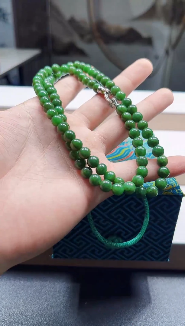 项链未镶嵌翡翠珠链