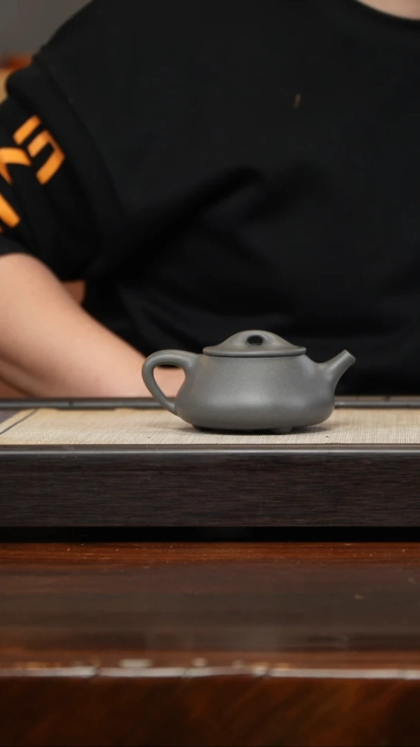 【闪购商品】紫砂茶壶天青全手景舟260cc