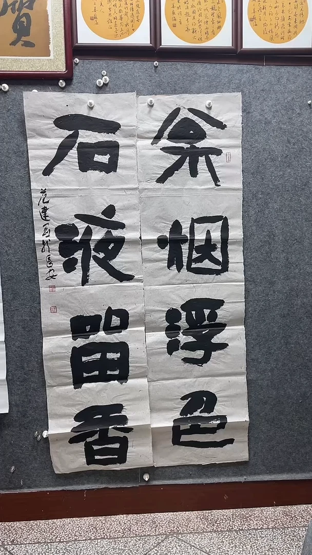 书法范建刚老师作品178*48*2