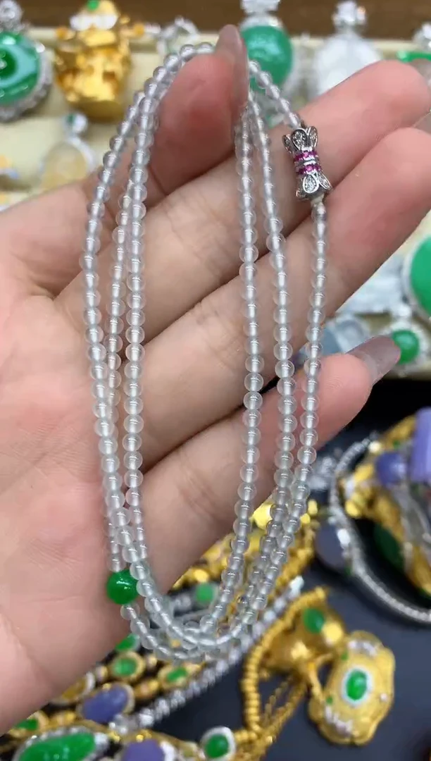 颈饰未镶嵌翡翠388-中国好珍宝