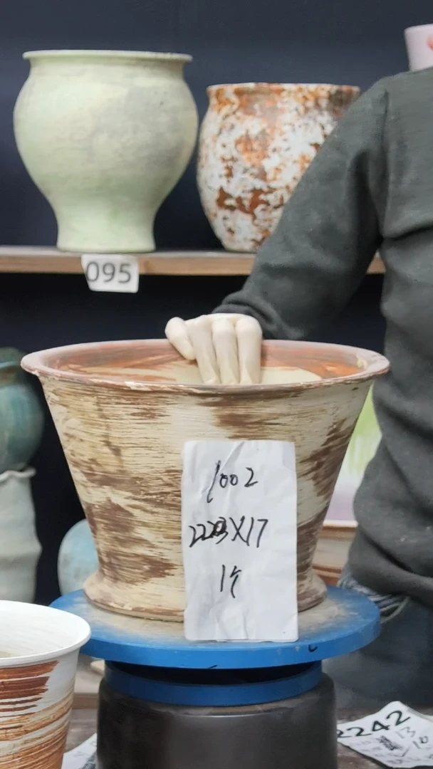 江西景德镇花盆微瑕1002