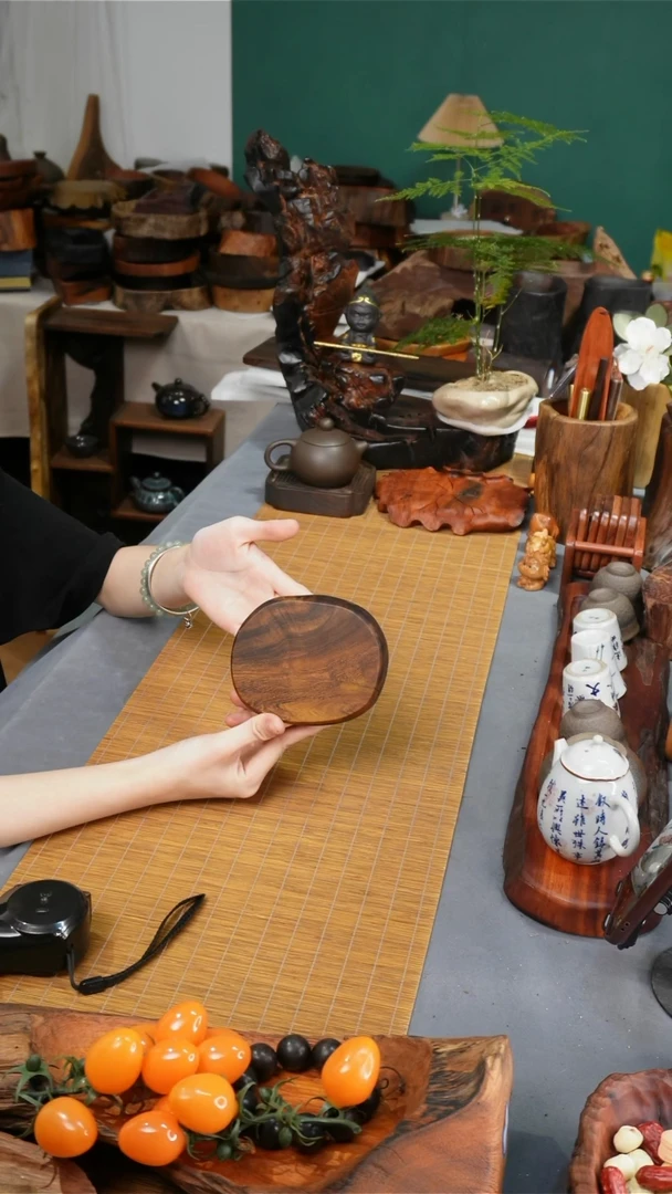 鸡翅木壶承11.5-9.5-3