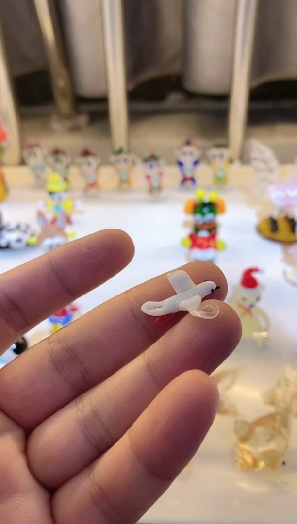 琉璃手工艺品挂钩海鸥