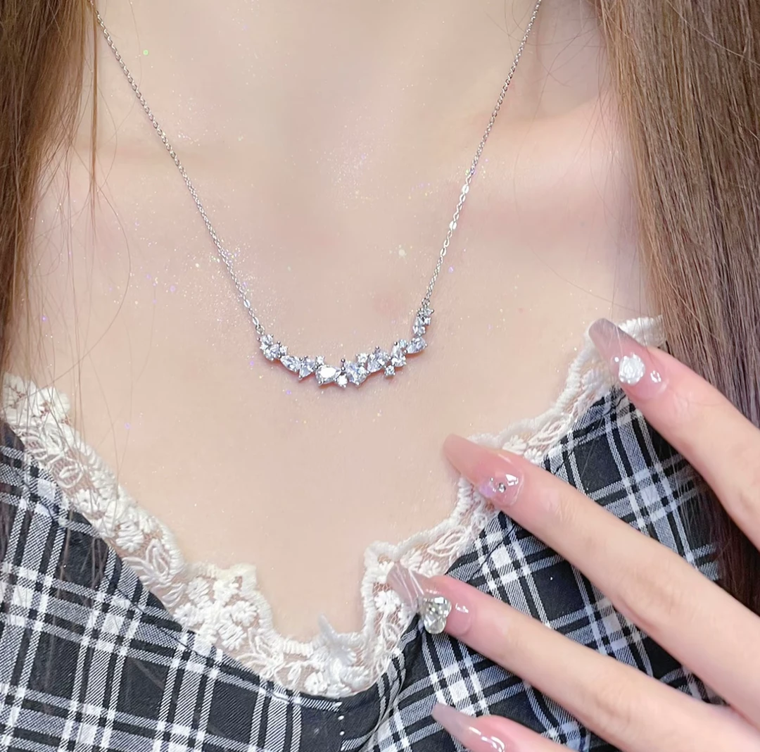 链子足银 范家紫藤花项链女925银时尚百搭轻奢小众高级感送女友