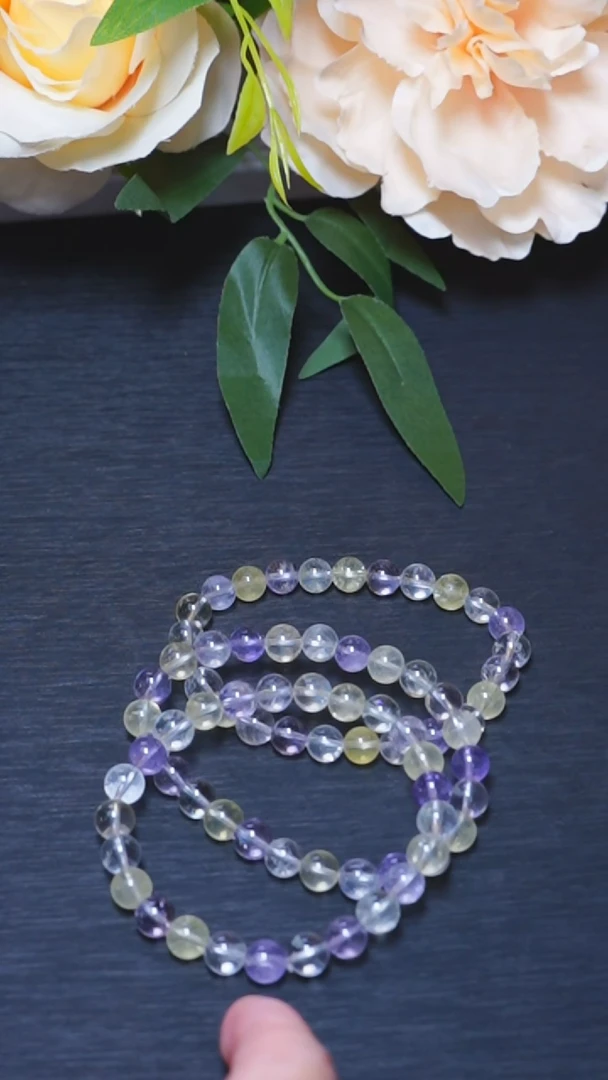 K005阿塞多宝单圈7mm未镶嵌水晶多样性发其一