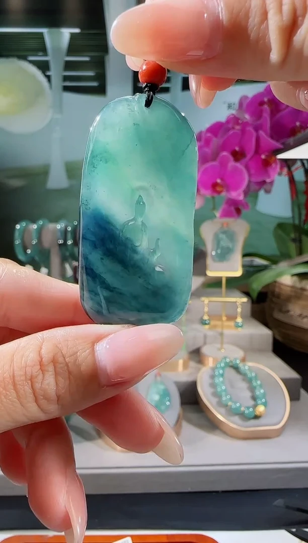 【闪购商品】翡翠吊坠(不含链)未镶嵌悟道