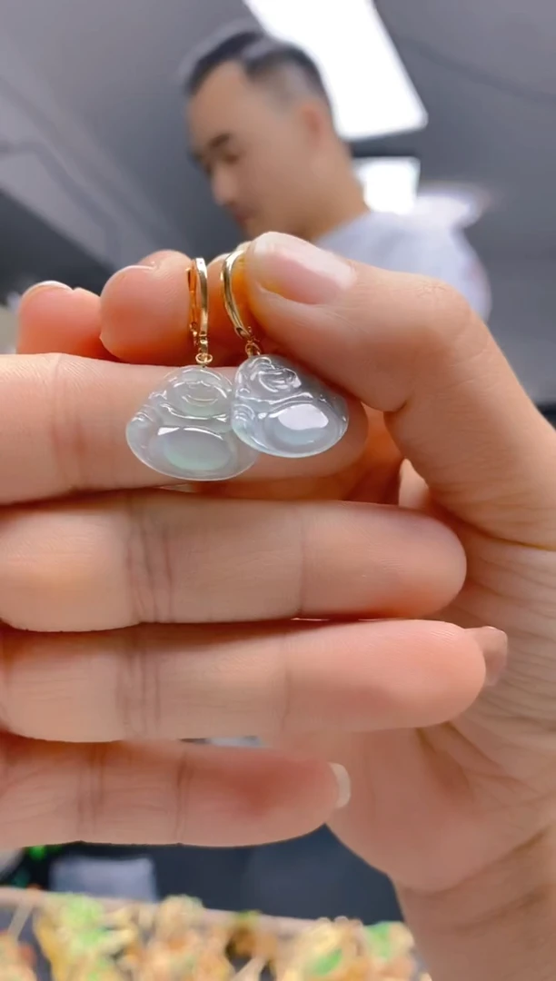 【闪购商品】翡翠耳饰合金101翡翠耳包