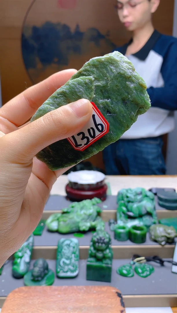 【闪购商品】和田玉（碧玉）珠宝半成品未镶嵌1