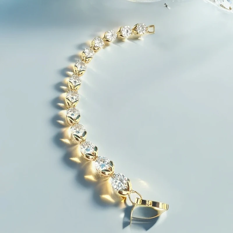 白手链麦穗款黄底b163