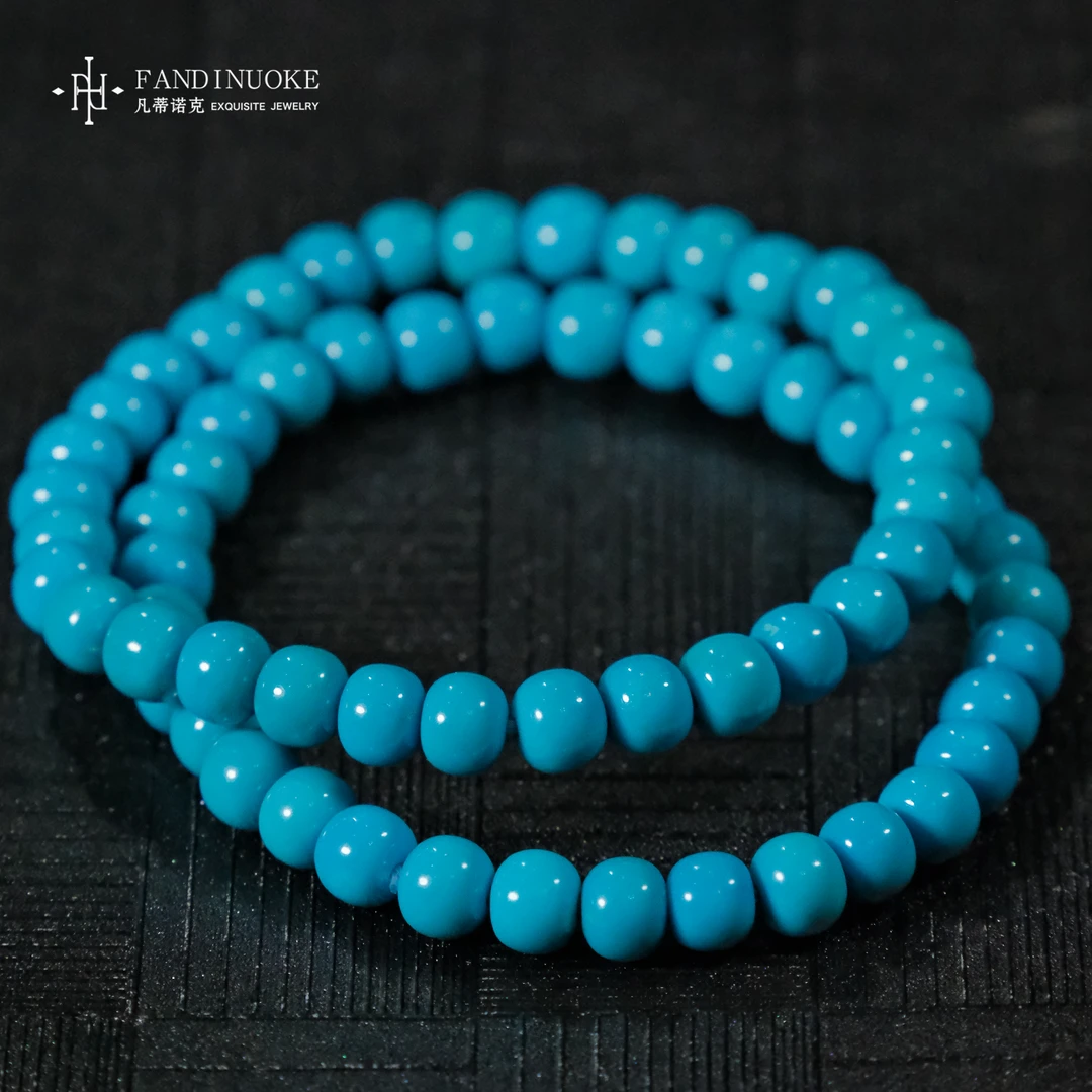 【加加专属】17 MJ13179-绿松石单圈手串-多样性发一件-6mm+