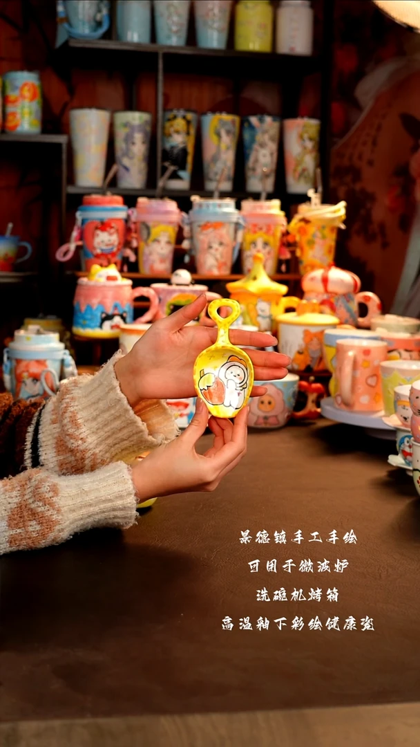 景德镇手工手绘杯杯