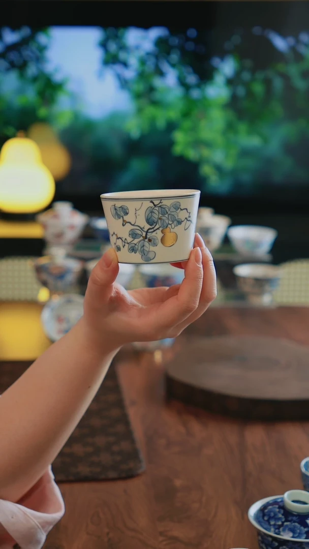 景德镇手绘茶杯茶杯