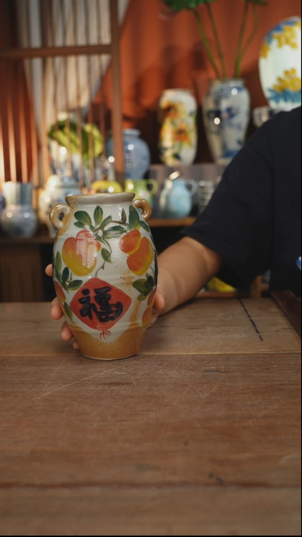 瓷片燚【简家甄选】景德镇设计师釉下手绘陶瓷餐具