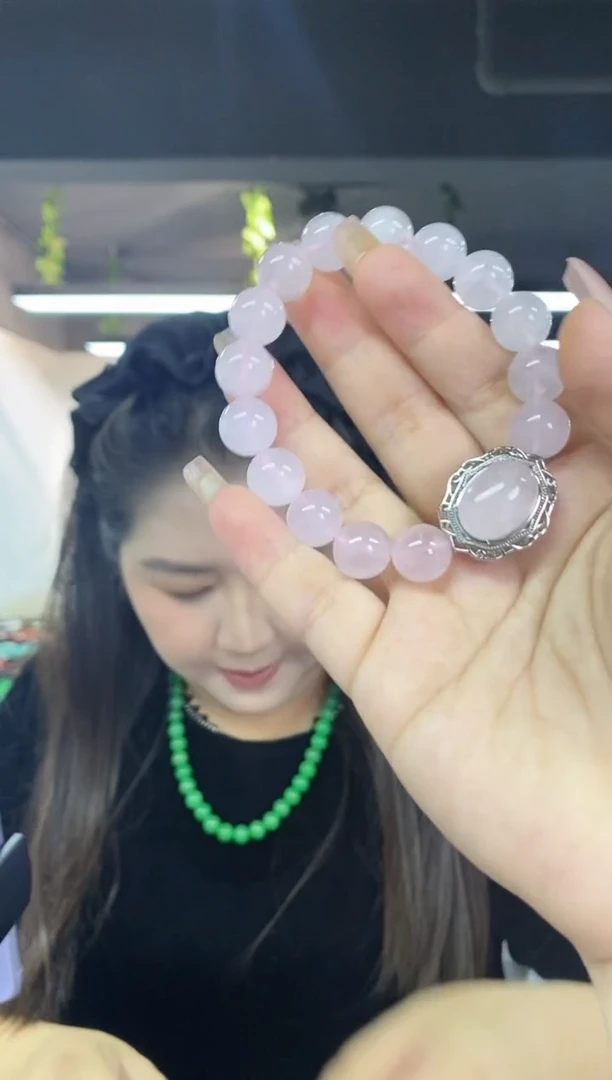 水晶手串未镶嵌多样性发其一颜色微差