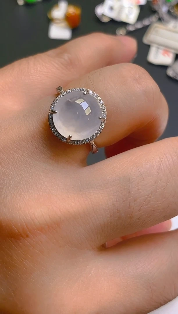 【闪购商品】翡翠耳饰银S925镶嵌天然A货翡翠1