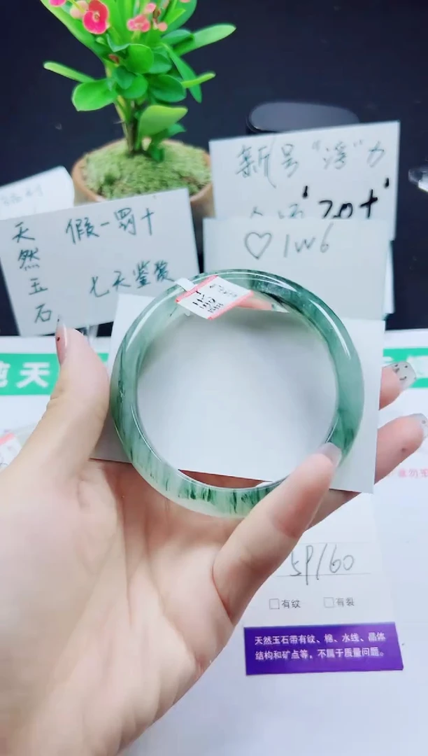 未镶嵌手镯石英质玉293-59/60