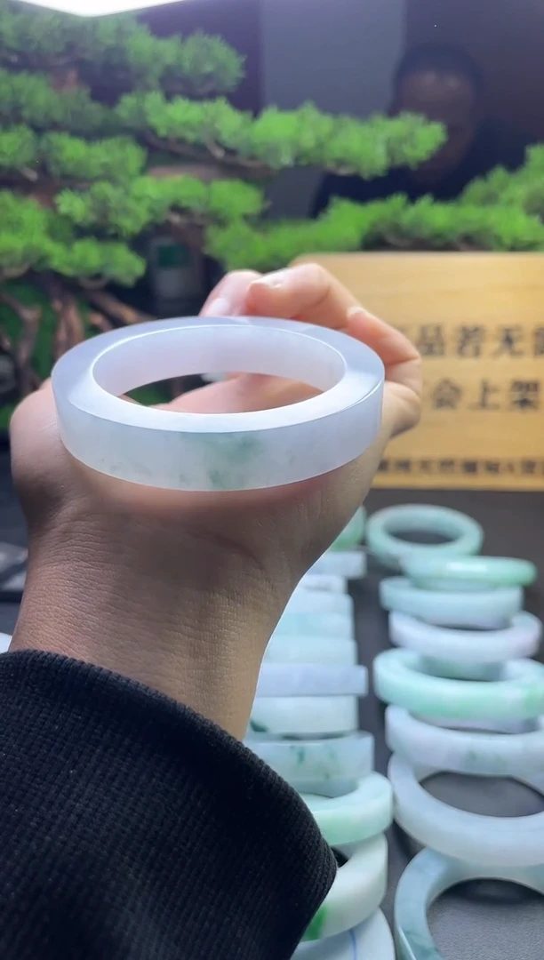 未镶嵌毛胚定制翡翠毛*头发一件