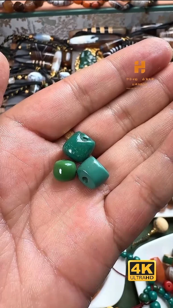 玻璃颈饰诗**笙琉璃珠子