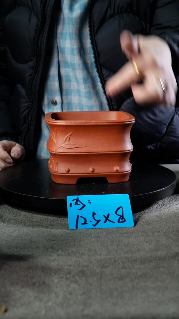 宜兴紫砂花盆小盆盆