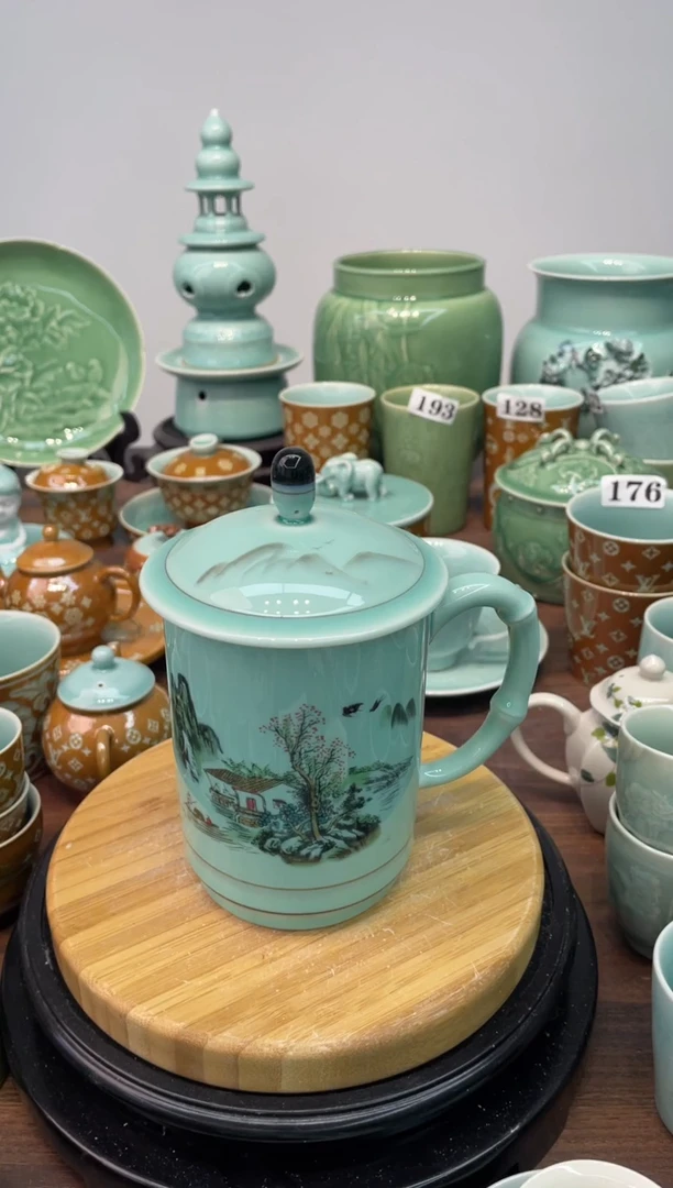 特价福利 微瑕 慧仙青瓷