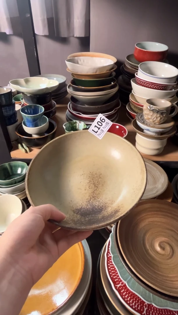 瓷片玛****?L106古拙圆碗福利