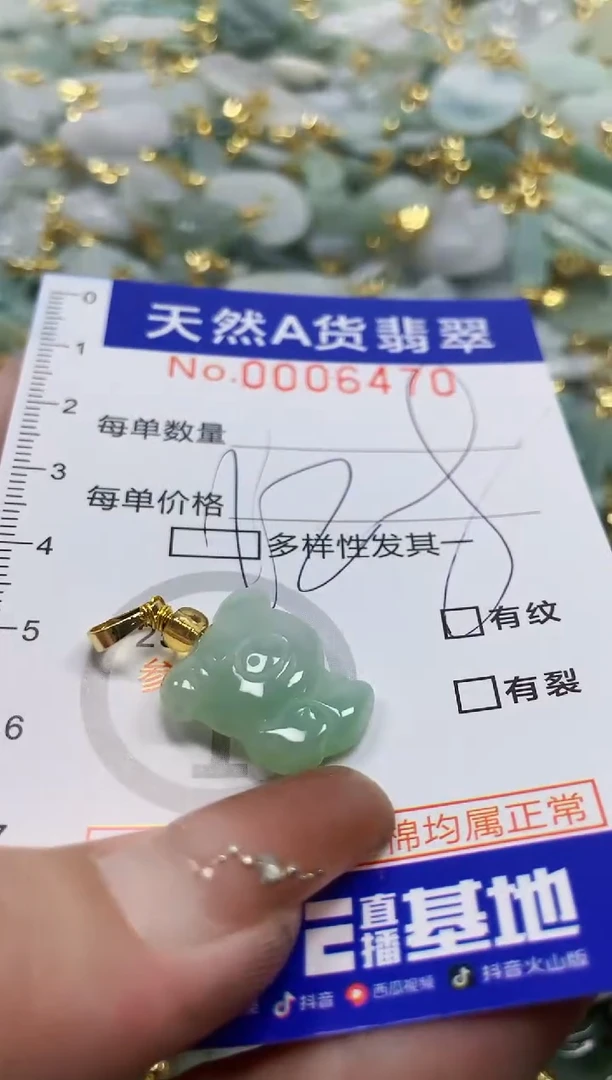 颈饰未镶嵌翡翠天然A货翡翠