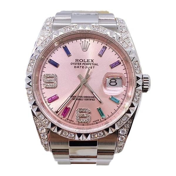 99新 Rolex/劳力士 老佛爷/劳力士116200后盘后钻/自动机械/单表