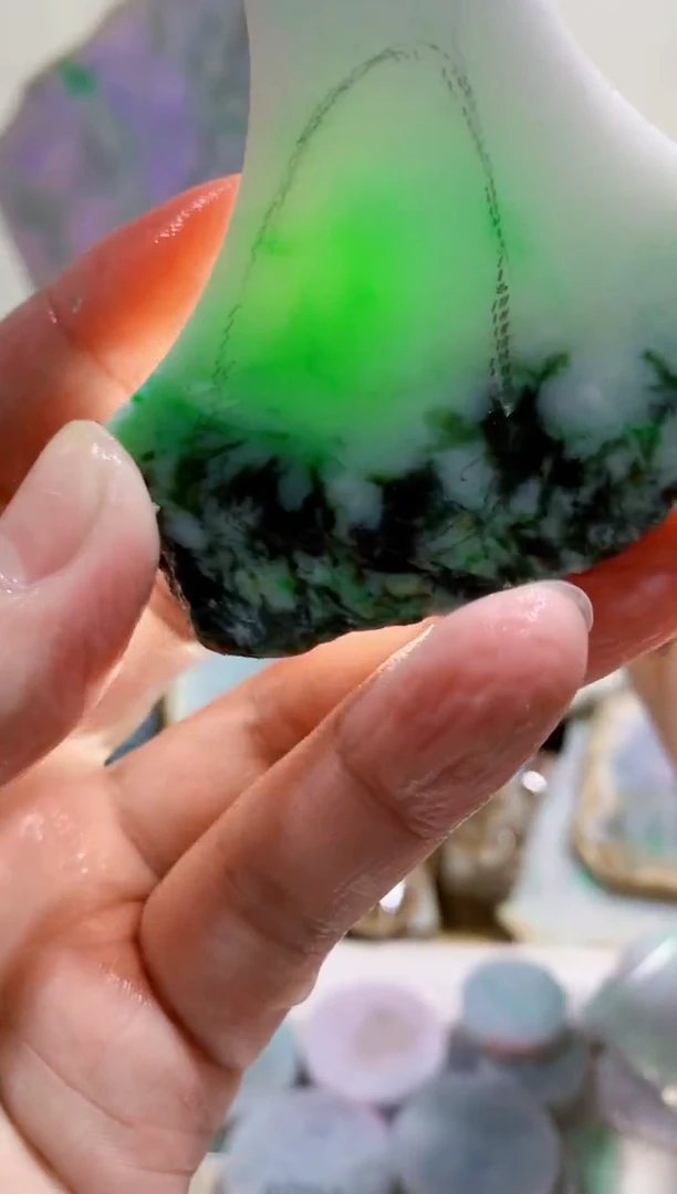 裸石翡翠0蒙0翡翠珠宝548