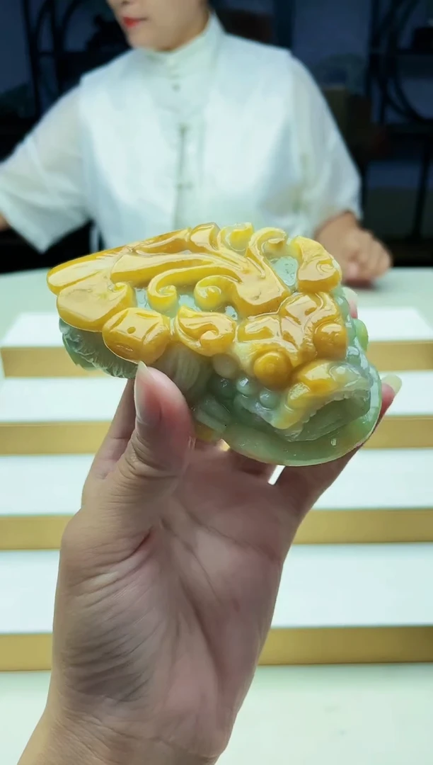 未镶嵌定制翡翠毛货09190316