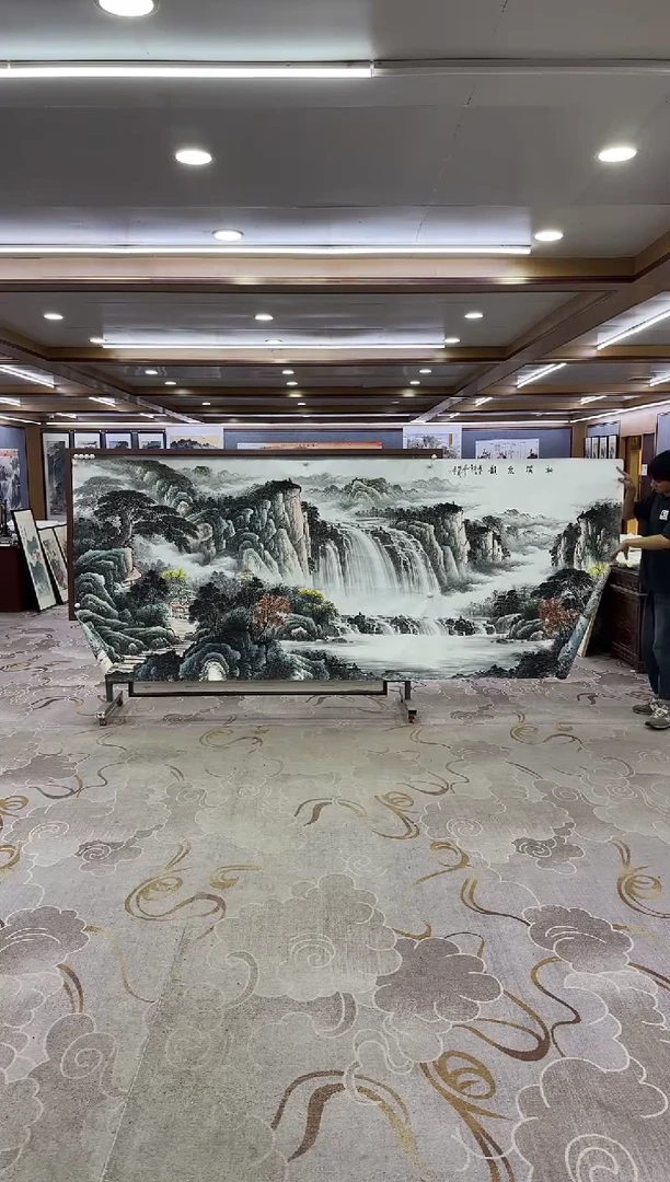 绘画绘画Y-邵明义-大丈二-山水画