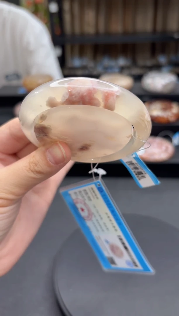 未镶嵌手镯石英质玉93(57圈赠送镯心)