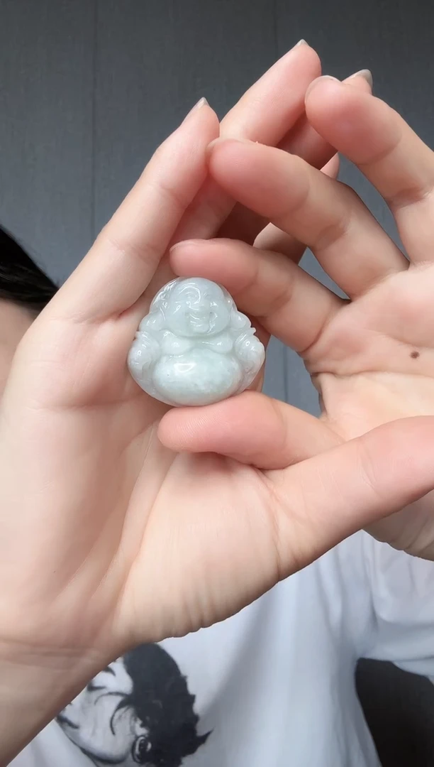 翡翠未镶嵌颈饰翡翠A货佛公一物一拍