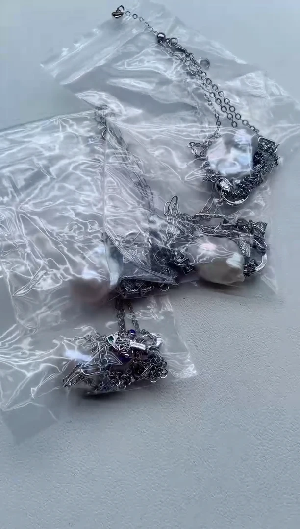 套链合金淡水珍珠多样性发其一，非无暇