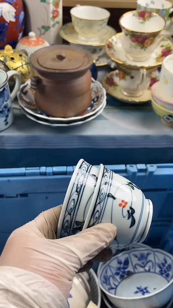 瓷片光*牛英歌瓷器满28包邮