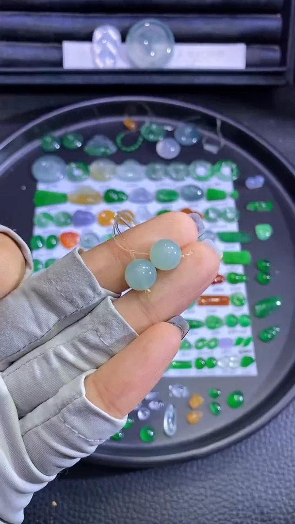 未镶嵌挂件翡翠珠子