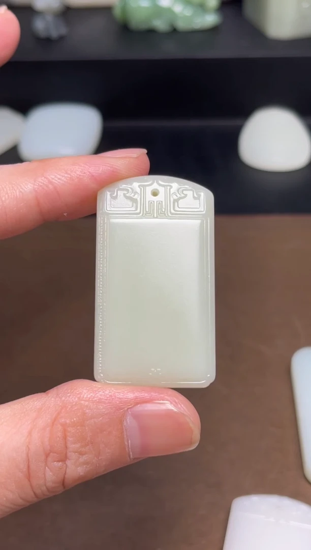 和田玉未镶嵌颈饰27 通